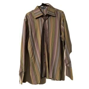 Couture Long Sleeve Button Down Shirt Size XL